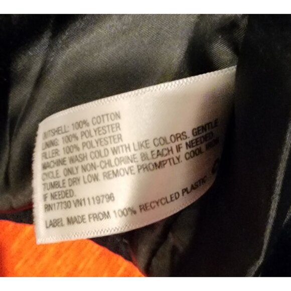 A New Day Black & White Plaid Puffer Vest With Front Pockets & Zipper Closure XL - Picture 11 of 13